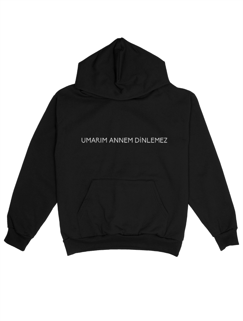 UAD Oversize Hoodie Ön Yazılı