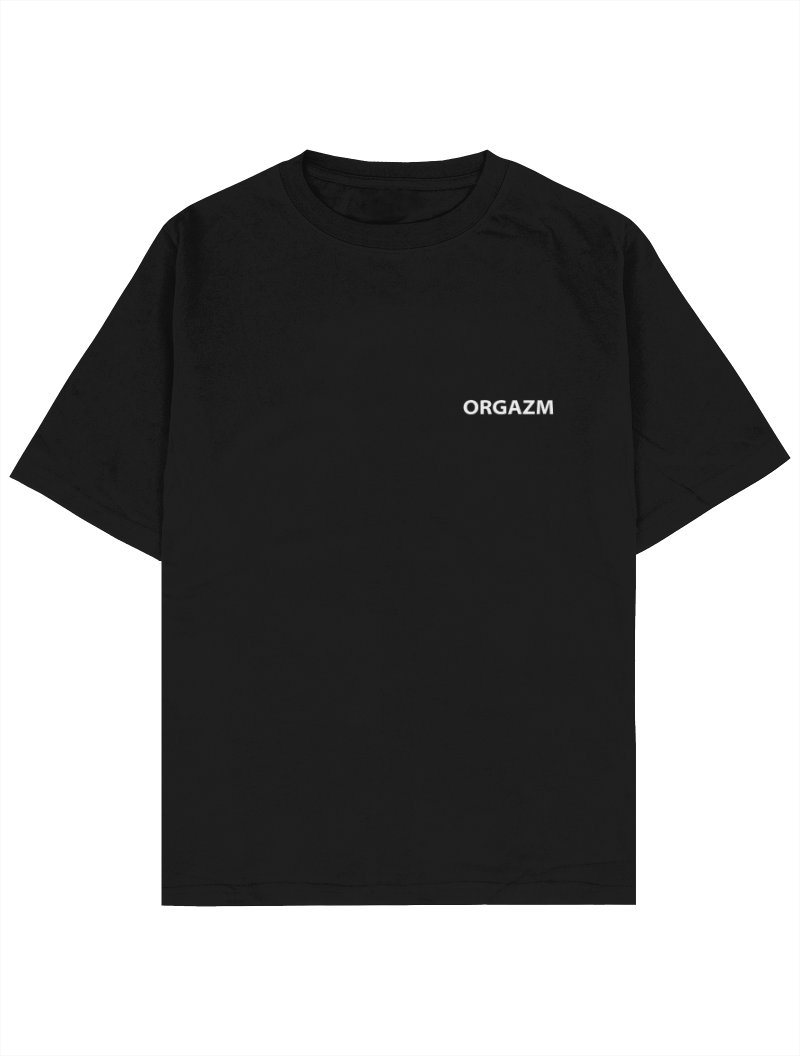 Orgazm Merch Oversize TShirt Göğüs Baskılı I