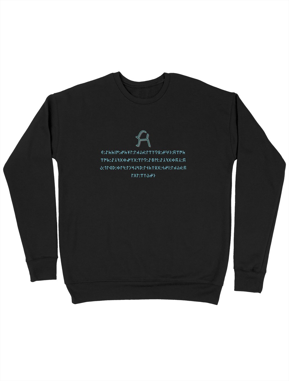 Bilge Kağan yazıtı doğu yüzü Sweatshirt 2301051