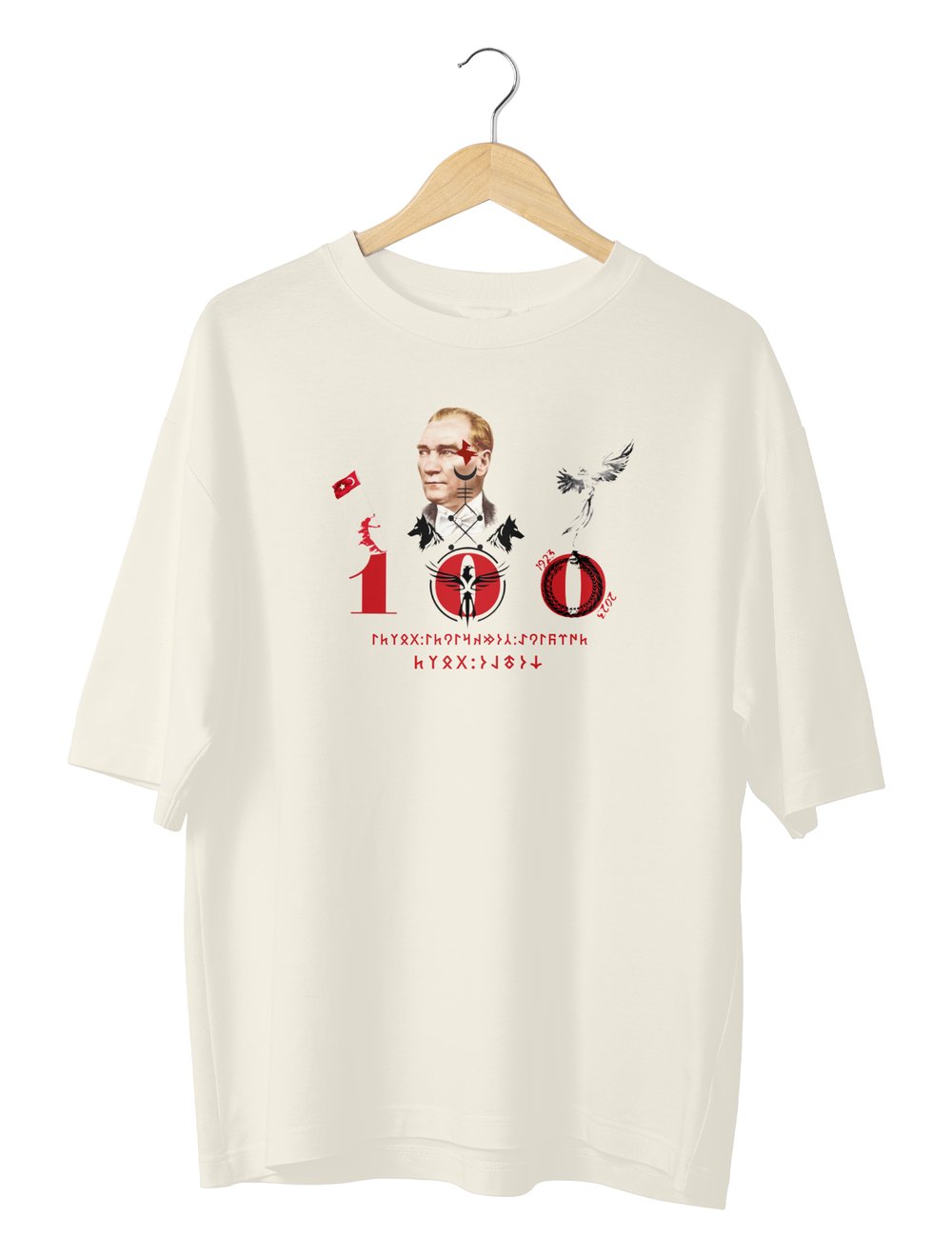 YÜZÜNCÜ YIL Oversize TShirt 2201006