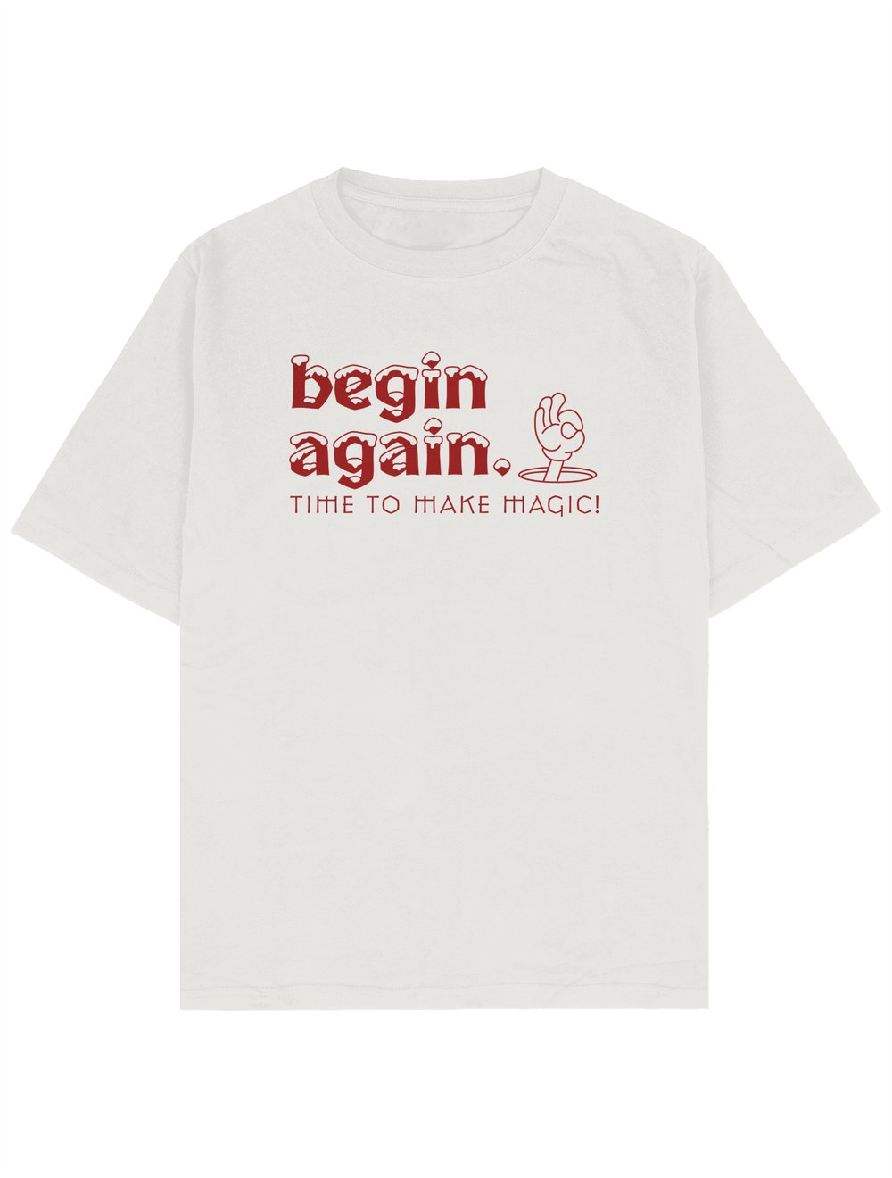 begin again Oversize TShirt byJaffar