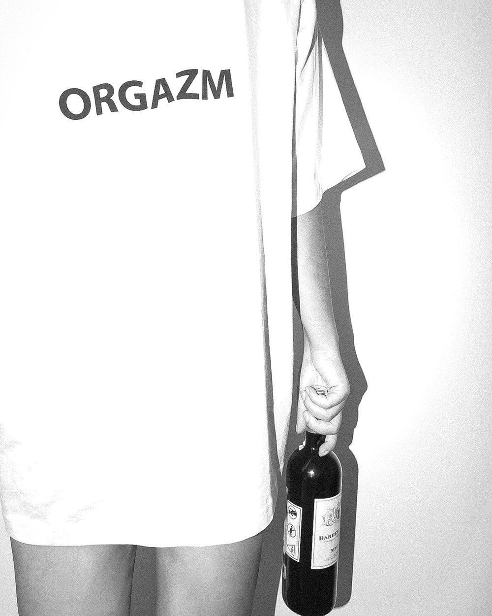 Orgazm Merch Oversize TShirt Ön Baskılı II