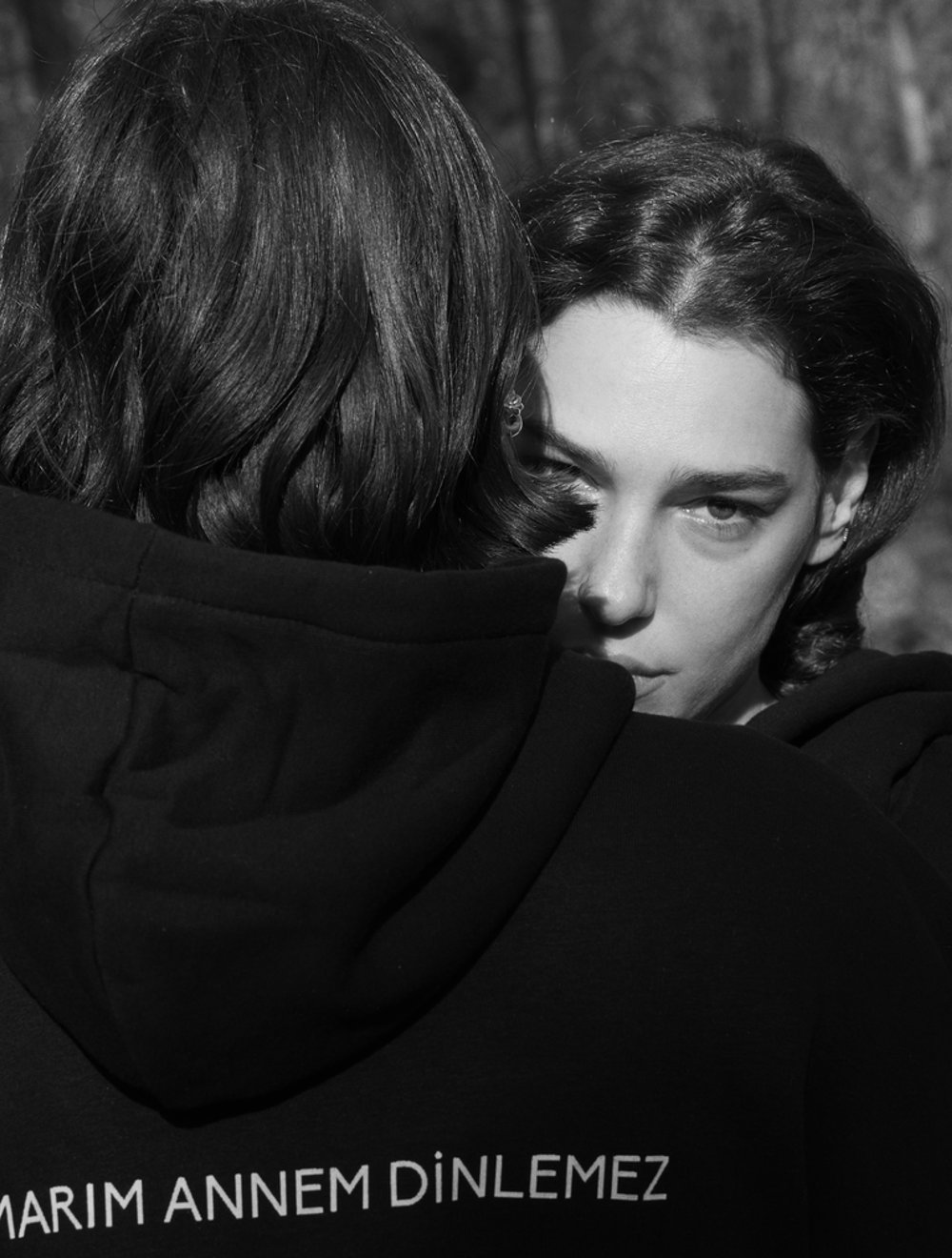UAD Oversize Hoodie Arka Yazılı