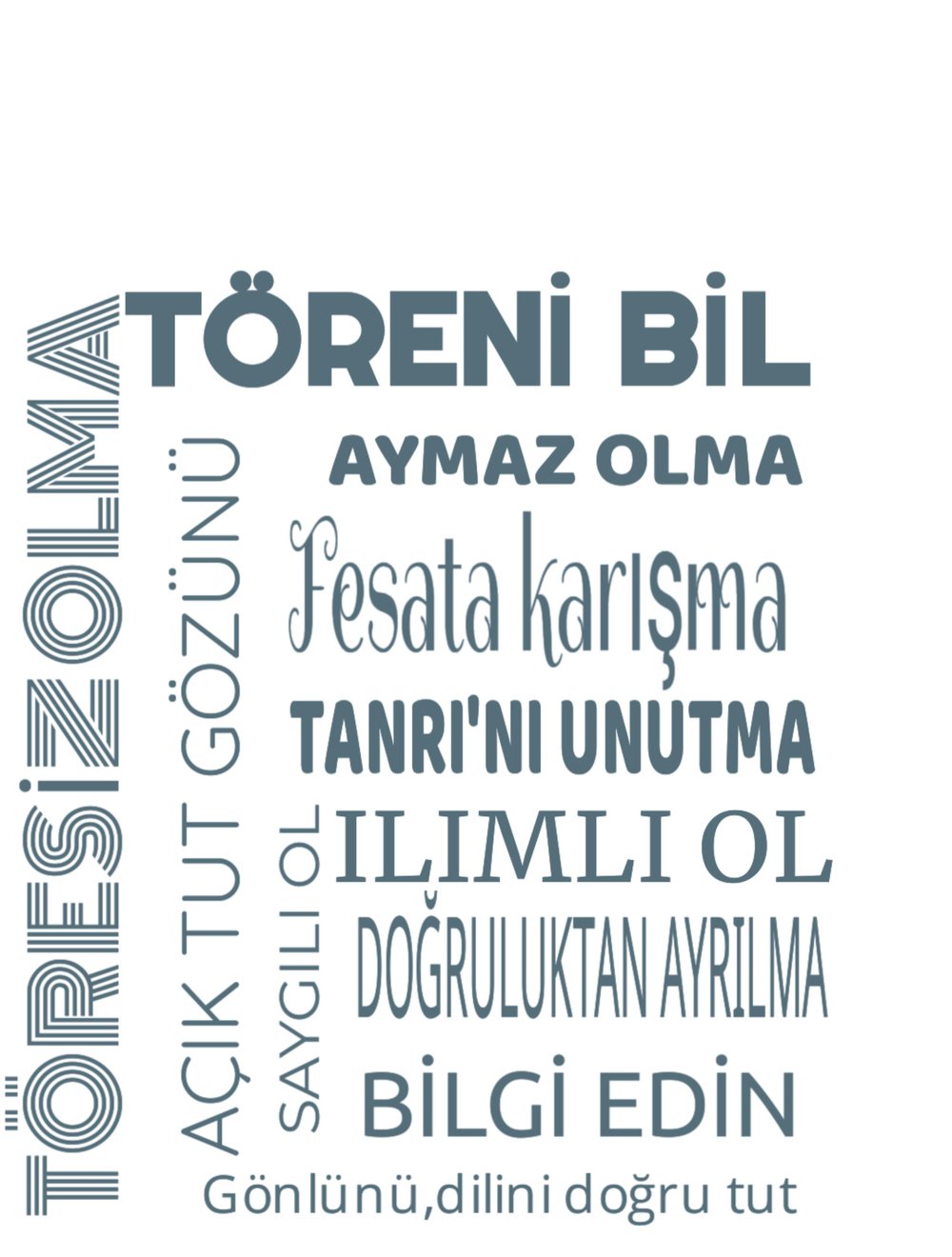 ATASÖZÜ Siyah
