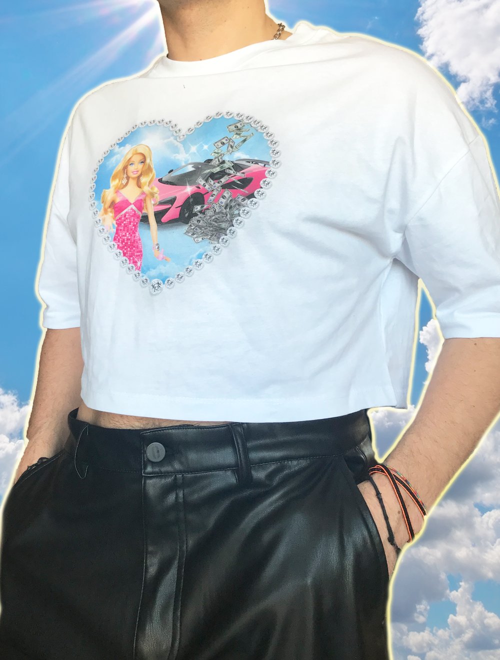 Material Gworl Crop Top