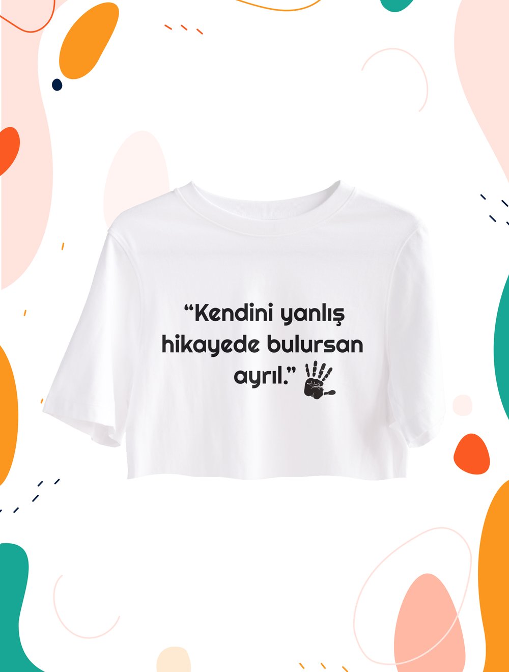 MonaSeraaShop Crop Top Oversize 9492035