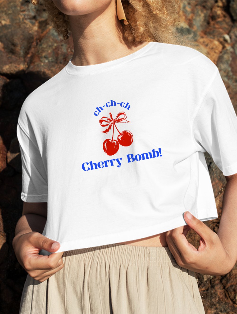 Cherry Bomb Crop Top Oversize byJaffar