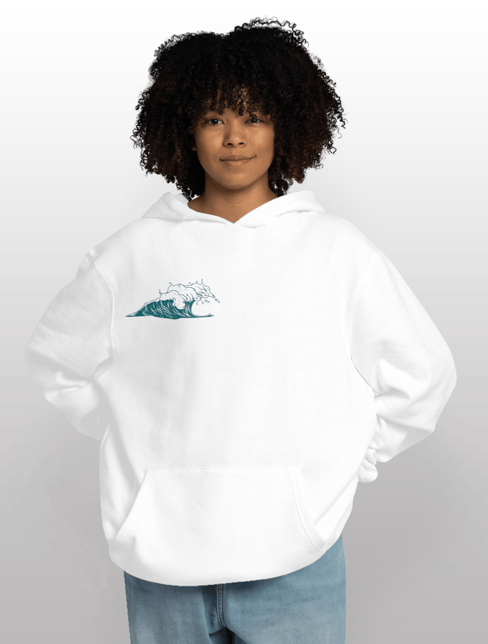 WAVE OVERSİZE HOODİE