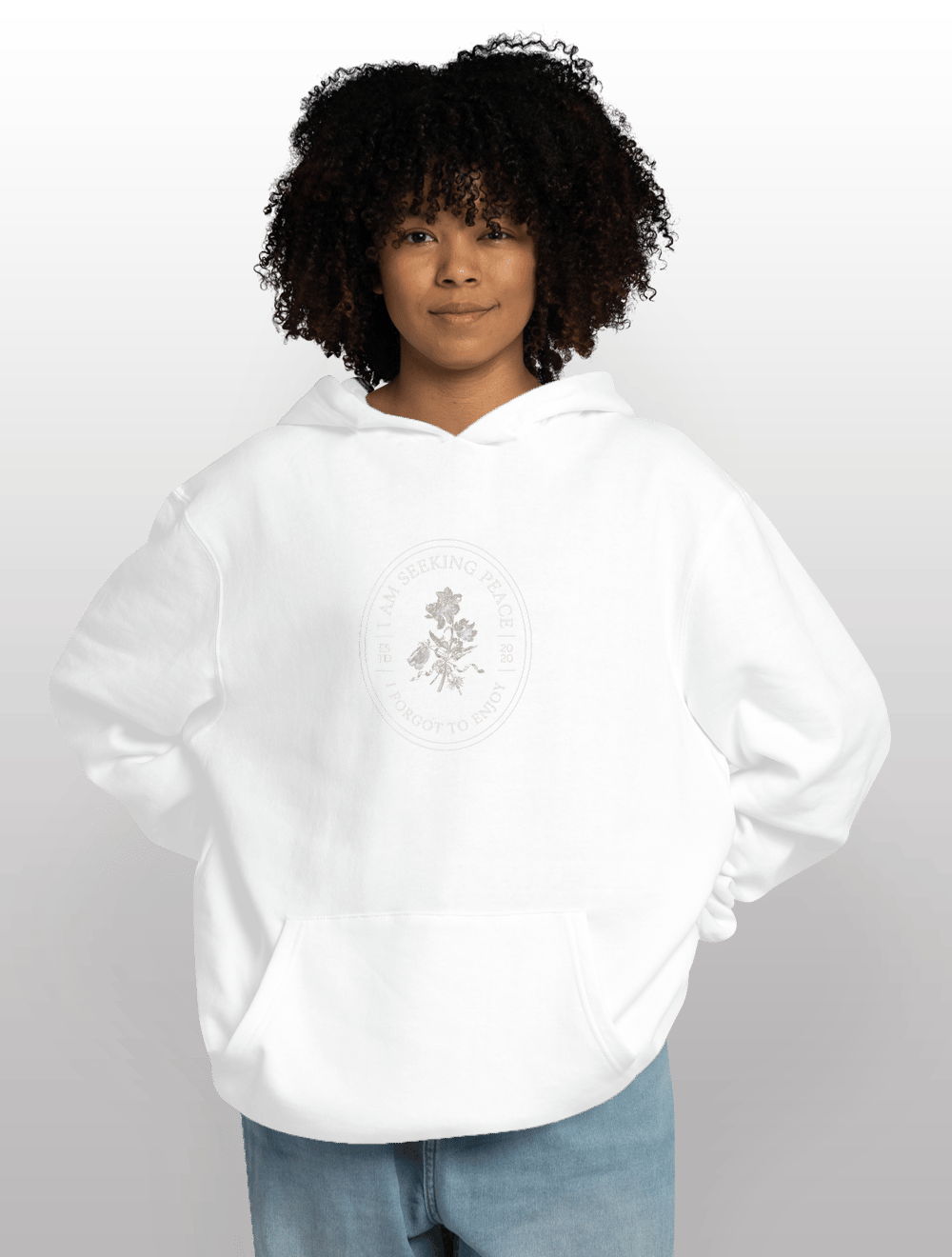 PEACE OVERSIZE HOODIE