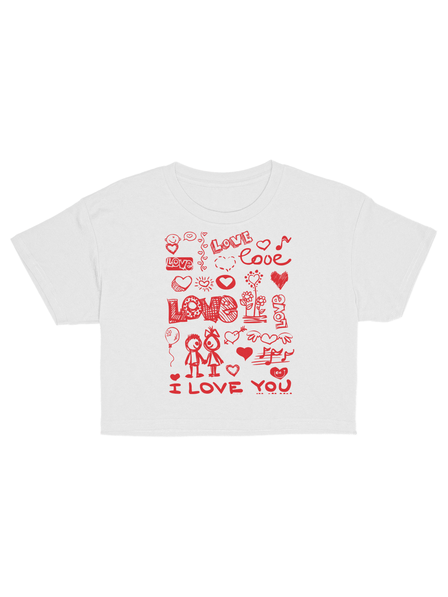 MonaSeraaShop Crop Top Oversize 2670257