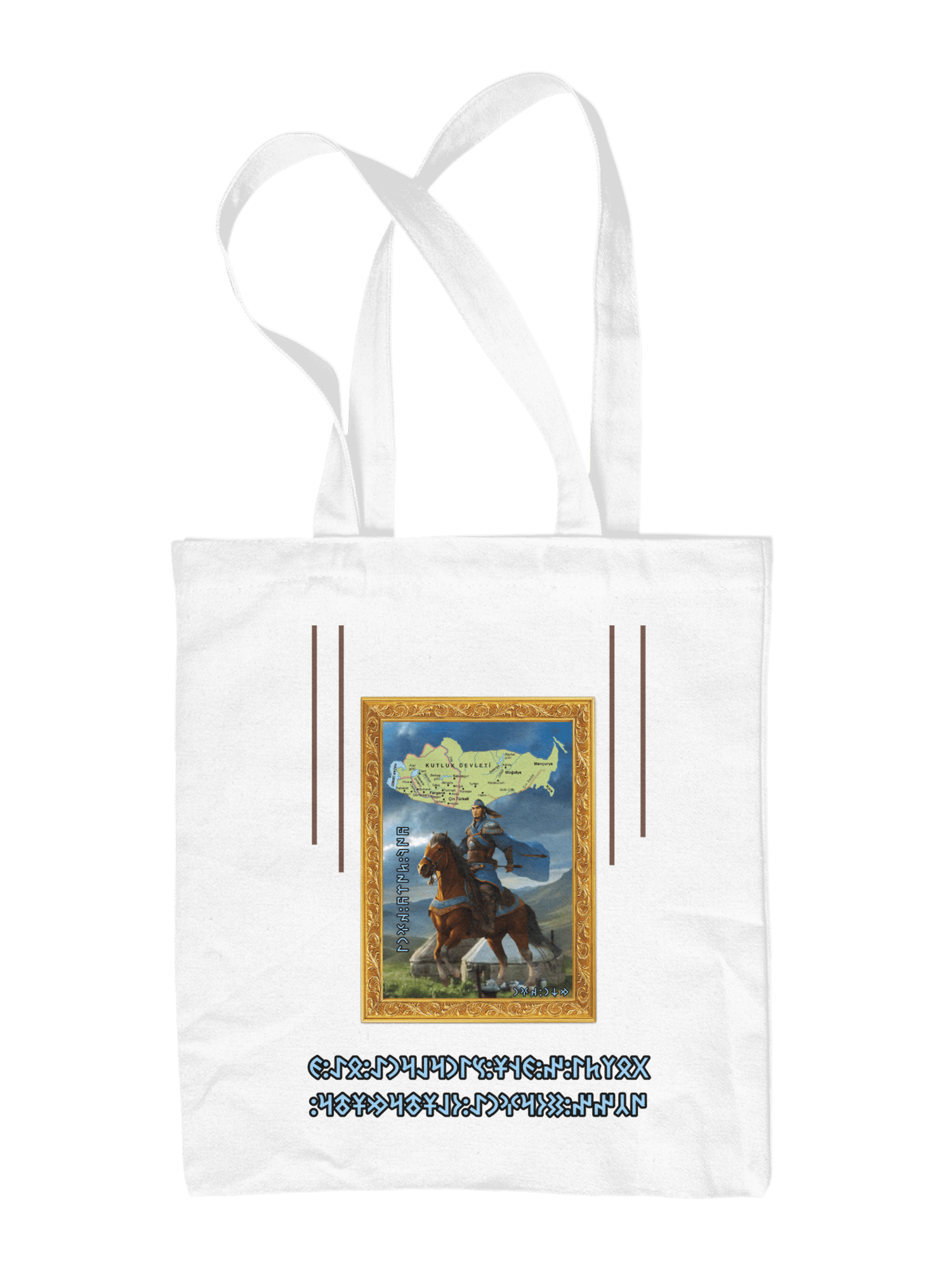 AŞİNA SOYU MUKAN KAĞAN Bez Çanta 1291537